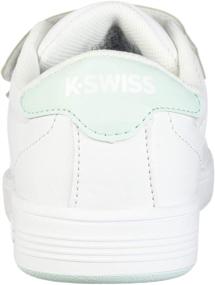 img 2 attached to 👟 Clean Court 3-Strap Sneaker for Kids by K-Swiss