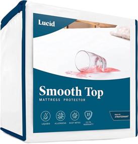 img 4 attached to 🛏️ Top-Rated LUCID Premium Hypoallergenic Waterproof Mattress Protector - Comfortable Universal Fit for Queen Beds