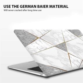 img 1 attached to 📦 Valkit MacBook Air 13 inch Case 2019 2018 Release A1932 with Retina Display, Hard Shell Plastic Case Compatible with Mac Air 13 Touch ID, Grey White Marble - Improved SEO