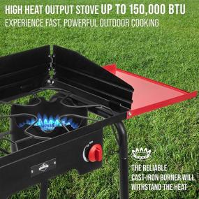 img 2 attached to Hike Crew Double Burner Propane Powered Temperature Outdoor Recreation