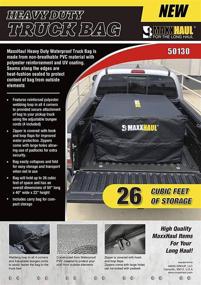 img 3 attached to MAXXHAUL 50130 Waterproof Truck Bag - 50&#34; x 40&#34; x 22&#34;