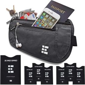 img 4 attached to 🔒 Ultimate Security: Zero Grid Money Belt and Travel Accessories — 100% Blocking Technology