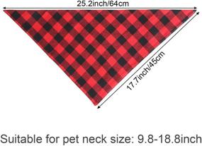 img 3 attached to Аксессуары Bememo Christmas Reversible Triangle Accessories