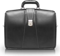 👜 large black briefcase for men by mckleinusa logo