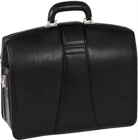 img 3 attached to 👜 Large Black Briefcase for Men by McKleinUSA