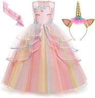 🦄 enchanting unicorn princess birthday headband: an ideal costume accessory логотип