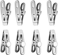 🍔 leyosov refrigerator magnetic chip bag clips - 8pcs heavy duty fridge magnet hooks with strong neodymium magnets, ideal for food, classroom, office, photo calendar логотип