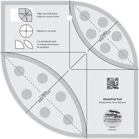 img 1 attached to 📏 Enhanced Quilting Ruler and Round Up Tool - CGRATK1