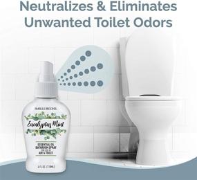 img 3 attached to SMELLS BEGONE Eucalyptus Mint Essential Oil Bathroom Spray - Neutralizes Bathroom & Toilet Odors - 4 Ounces