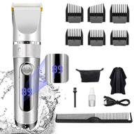 💇 cordless hair cutting kit for men hair trimmer - weefeestar electric clippers with 6 guide combs logo