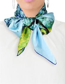 img 1 attached to 🌸 Dahlia Printemps Giverny: Chic Women's Accessories for Scarves & Wraps