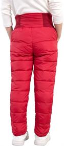 img 3 attached to 🧥 UGREVZ Girls Boys Snow Pants: Warm Winter Activewear for 2-9-Year-Olds