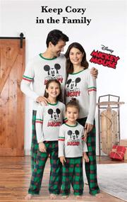 img 3 attached to 🌿 Fun and Eco-Friendly Green Mickey Matching Family Pajamas for a Stylish Sleepover!