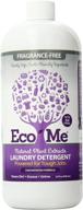 🌿 eco-me plant based concentrated laundry detergent: fragrance-free, environmentally friendly, 32 fl.oz logo