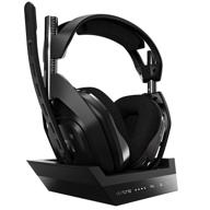 astro gaming a50 wireless headset + base station 🎧 gen 4 - ps5, ps4, pc, mac compatible - black/silver logo