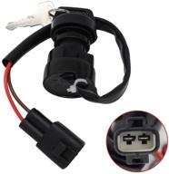 enhanced ignition key switch for yamaha big bear 400 yfm yfm400 yfm400f yfm400fb atv logo