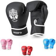 🥊 redipo kids boxing gloves: sponge foam training sparring gloves for kid and youth - suitable for boys and girls, ages 3 to 12 years - thai kick boxing логотип