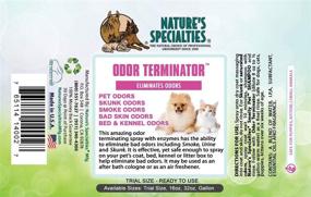 img 3 attached to 🐾 Powerful Odor Terminator Spray for Pets: Nature's Specialties Solution