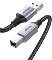 🔌 ugreen usb a to b printer cable - high speed 6 ft cord for epson, hp, canon, brother, dell, xerox and more logo