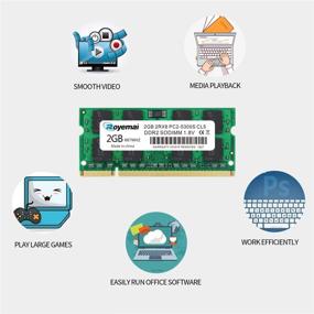 img 2 attached to Память ROYEMAI PC2 5300 SODIMM для ноутбука