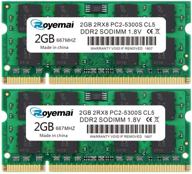 память royemai pc2 5300 sodimm для ноутбука логотип