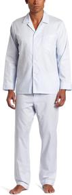 img 3 attached to Majestic International Herringbone Sleeve Pajama: Elegance and Comfort for Men's Clothing