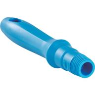 🔵 blue vikan 29343 6.5-inch polypropylene handle with threaded tip, 1.1875-inch diameter logo