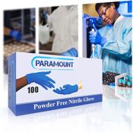 paramount nitrile gloves multipurpose disposable logo