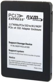 img 1 attached to 💾 Cablecc SFF-8639 NVME U.2 to NGFF M.2 M-key PCIe SSD Case Enclosure: Perfect Replacement for Intel SSD 750 p3600 p3700 on Mainboard