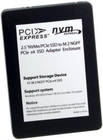 img 2 attached to 💾 Cablecc SFF-8639 NVME U.2 to NGFF M.2 M-key PCIe SSD Case Enclosure: Perfect Replacement for Intel SSD 750 p3600 p3700 on Mainboard