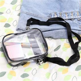 img 3 attached to MINICAT Transparent Small Crossbody Wallet Women's Handbags & Wallets in Crossbody Bags