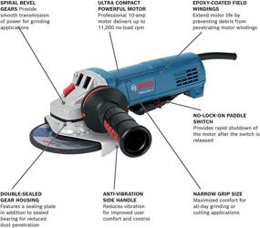 img 3 attached to GWS10 45DE Ergonomic Grinder Paddle Switch