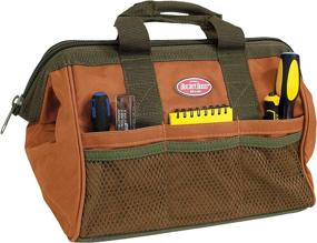 img 3 attached to 🔨 Brown 8L Bucket Boss Gatemouth 13 Tool Bag (60013)