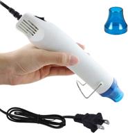 🔥 portable mini heat gun for diy crafts, vinyl wrapping, and bubble removal with epoxy resins logo
