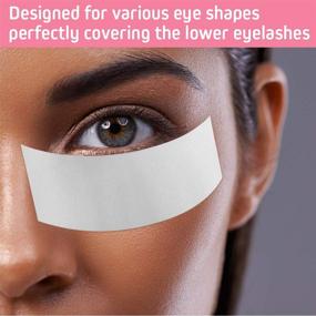 img 1 attached to 👁️ 110 PCS Akissos Pre Cut Medical Foam Tape Under Eye Pads - Lash Extension Supplies Beauty Tools for Eyelash Extensions - Lint Free, Hypoallergenic, No Latex, Waterproof