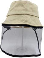 👒 dustproof outdoor bucket hat for kids - unisex sun shield cotton, packable, and protective logo