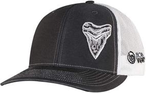 img 4 attached to Born Water Megalodon Tooth Trucker Outdoor Recreation in Outdoor Clothing