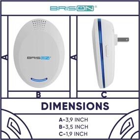 img 2 attached to 🐭 BRISON Ultrasonic Pest Repeller: Superior Indoor Rodent Control - 4-Pack for Mice, Rats, Bugs, Spiders, Roaches, Squirrels