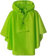 👦 kids waterproof lightweight rain poncho jacket - outwear rain coat logo