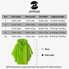 img 2 attached to 👦 Kids Waterproof Lightweight Rain Poncho Jacket - Outwear Rain Coat