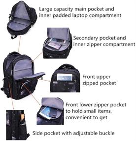 img 1 attached to Bansusu Primary Rolling Backpack - Enhanced Satchels for Efficient Backpacking