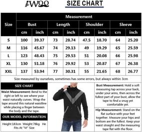 img 2 attached to IWoo Drawstring Sweatshirt Turtleneck Athletic Men's Clothing and Active