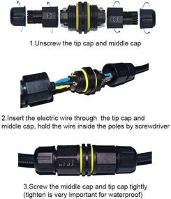img 2 attached to Водонепроницаемый электрический разъем RENYAO - 0,16 x 0,39 дюйма.