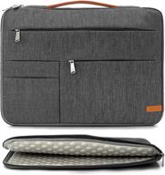 👑 kingslong laptop sleeve case bag - 17.3 inch slim lightweight carrying case - gray logo