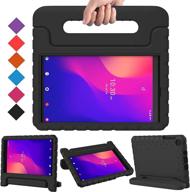 🔒 bmouo kids case for alcatel joy tab 2 8 inch 2020 - shockproof handle stand case for alcatel joy tab 2 8" tablet (model: 9032z) - black логотип