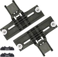 🔧 upgraded dishwasher top rack adjuster kit w10350375 w10508950 4 pack - whirlpool ken-more compatible replacements with 1.25inch diameter wheels by sikawai логотип