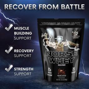 img 3 attached to Viking Supps Norse Whey Protein Powder: Dwarf 🛡️ Cocoa Flavor - Boost Your Strength with Viking Supps!