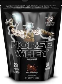 img 4 attached to Viking Supps Norse Whey Protein Powder: Dwarf 🛡️ Cocoa Flavor - Boost Your Strength with Viking Supps!