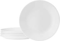 corelle winter frost 4 inch 6 piece logo