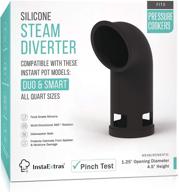 silicone steam release diverter accessory logo